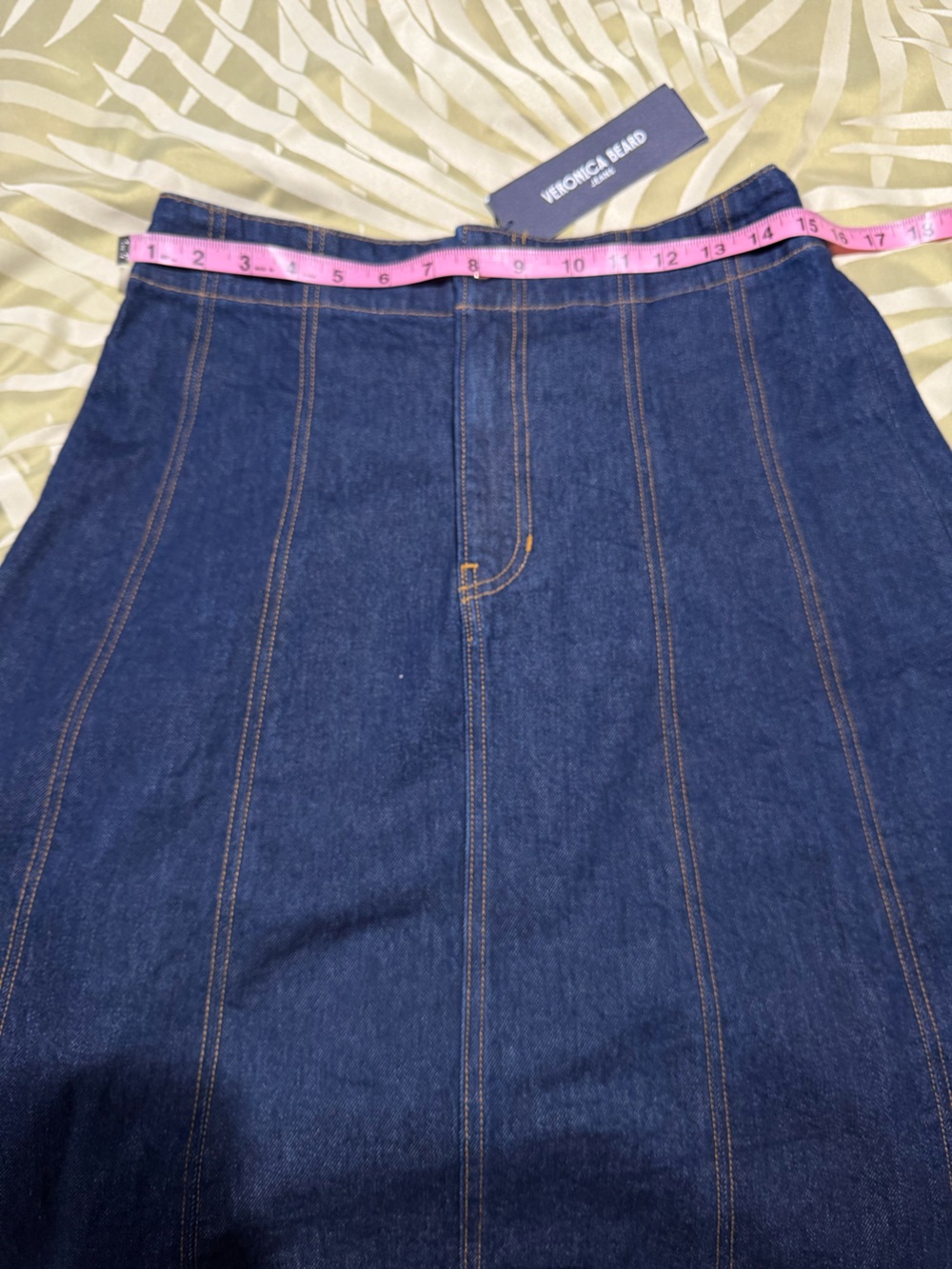 Veronica Beard Alix Circle Denim Skirt - Picture 11 of 12